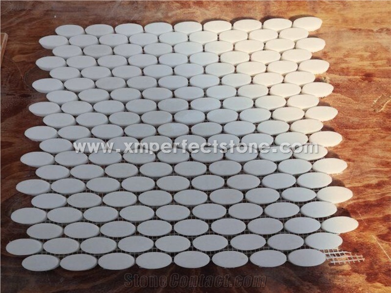 White Marble Mosaic Tiles for Wall Mosaic Tiles
