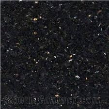 Chinese Black Galaxy Granite Slab Wall Tile