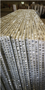 Carrara Wall Cladding Fiberglass Honeycomb Panels