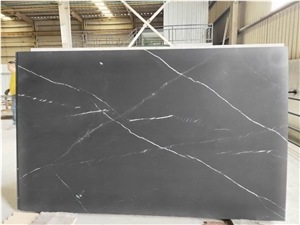 China Stone Nero Marqino Thin Panel For Wall Decor