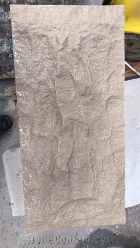 Split Portugal Beige Limestone for Wall Cladding