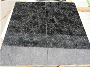 Angola Black Granite Slabs Wall Floor Tiles