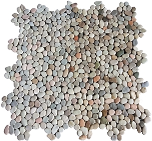 Cream Mini Pebble Mosaic Int. 30 X 30