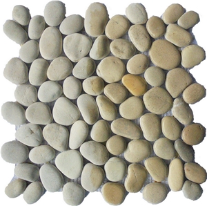 Tan / Beige Pebble Mosaic Tile Int. 30 X 30