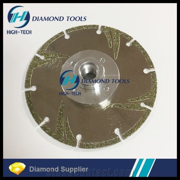 Flange Electroplated Diamond Saw Blade for Marble