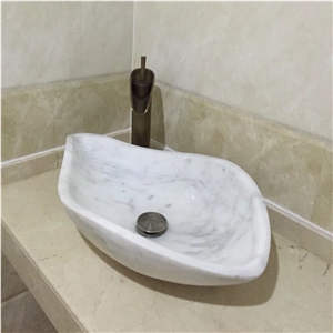 Guangxi White Marble Sink,China White Marble Basin