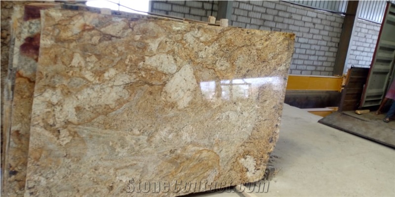 Merlin Gold Granite Slabs