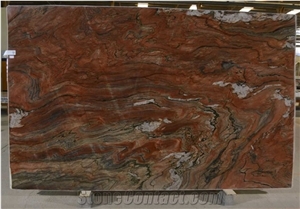 Red Tempest Granite Slabs