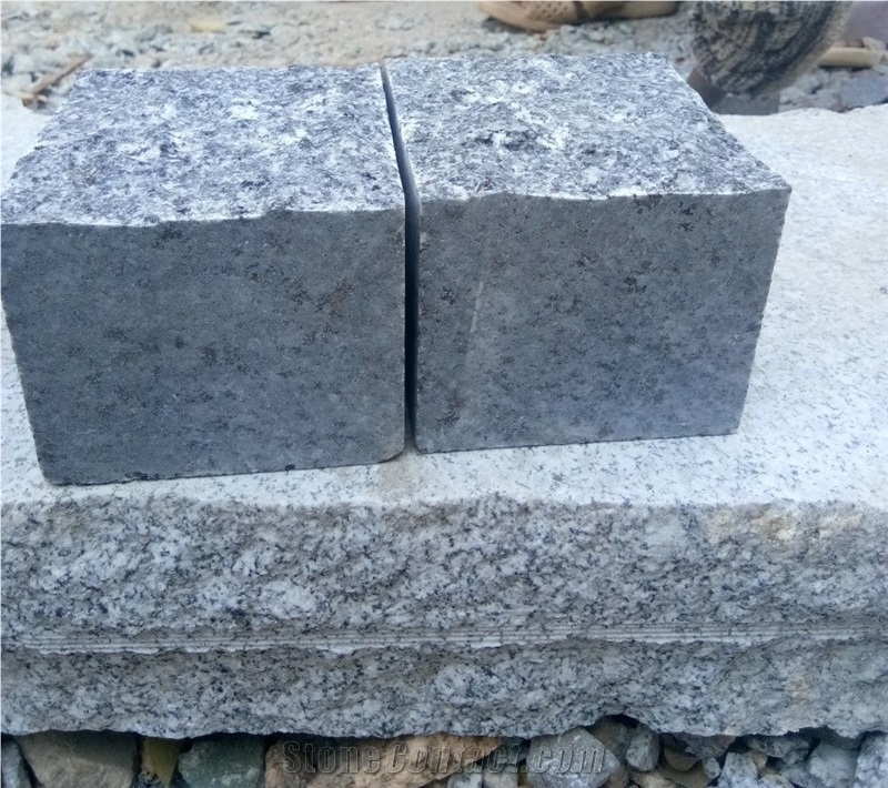 Black Granite Cube Stone