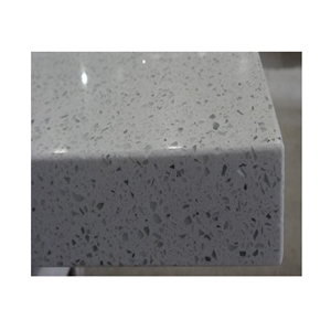 China Sparkle White Crystal Quartz Countertop