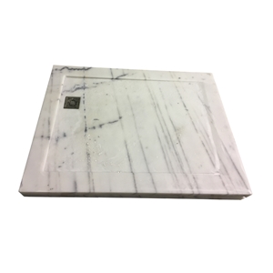 Guangxi White Marble Shower Tray