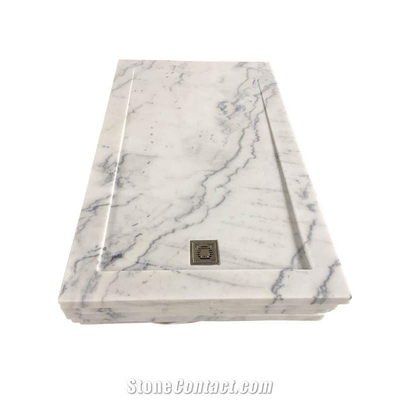 White Marble Shower Tray Guangxi White Marble