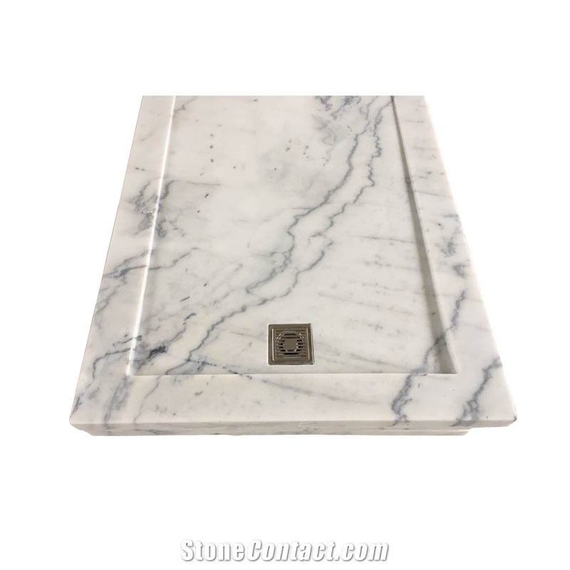 White Marble Shower Tray Guangxi White Marble