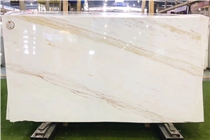 Golden Silky Ariston Marble Slab and Walling Panel