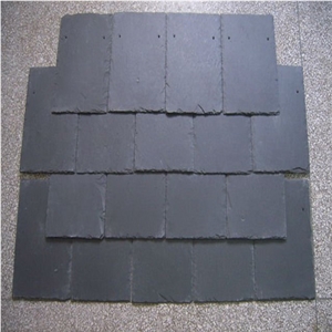 Natural Stone Slate Black Roofing Tile