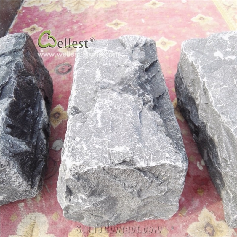 Black Limestone Kerb Curb Stone