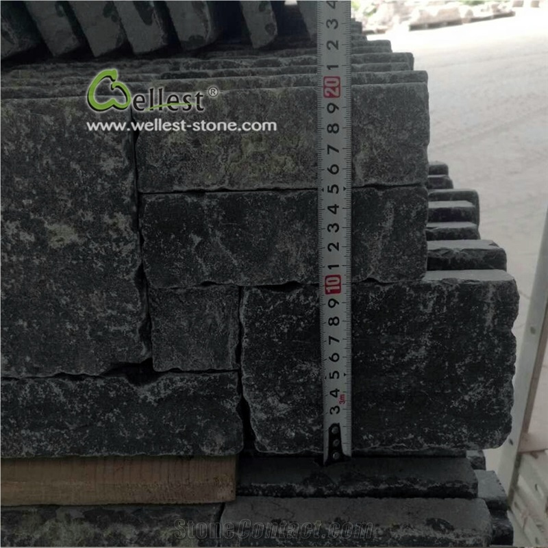 Black Limestone Outside Wall Cladding Panels