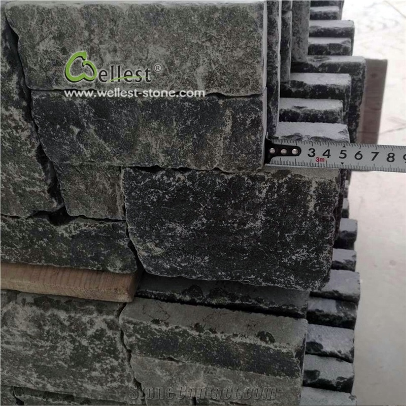 Black Limestone Outside Wall Cladding Panels