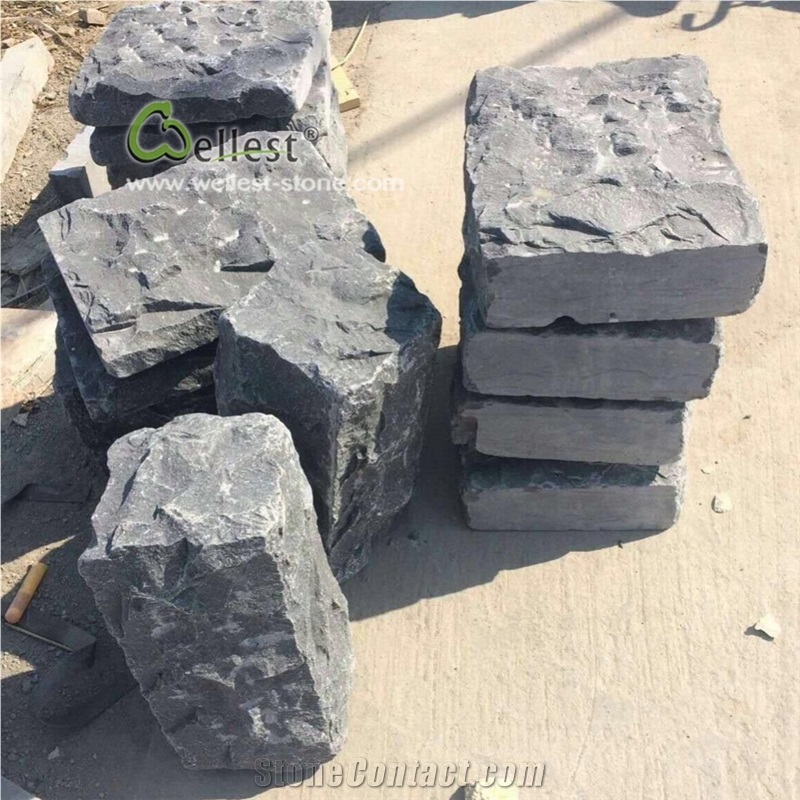 Black Limestone Wall Caps