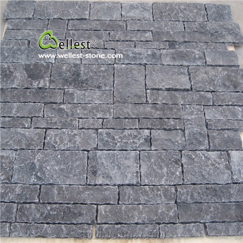 Black Limestone Wall Cladding Patterns