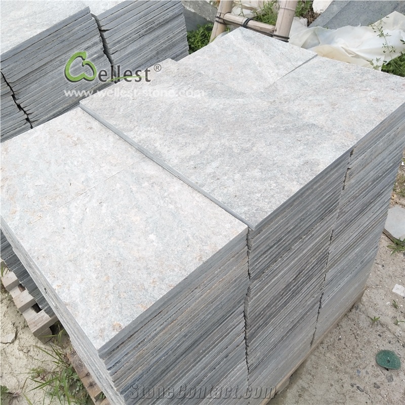 Flamed Green Quartzite Stone Paver Outdoor Paving
