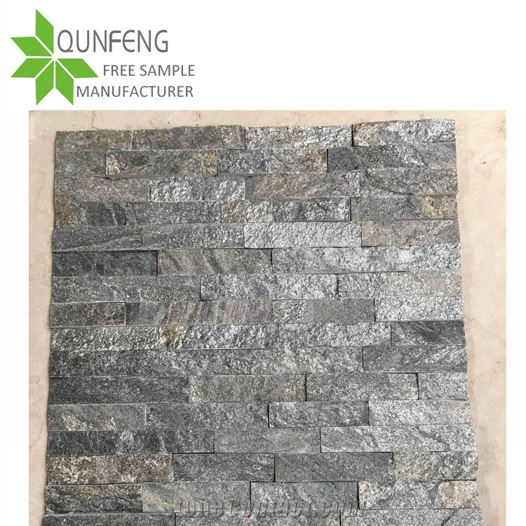 Wall Cladding Panel Quartzite Stacked Stone Veneer