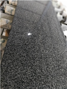 New G654 Big Grain Black Impala Granite Slabs Tile