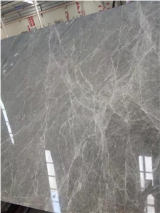 Hermes Grey, Silver Grey Marble Tiles and Slabs
