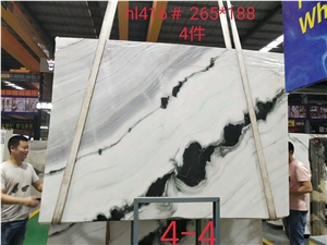 New Panda White Marble Slabs& Book-Match