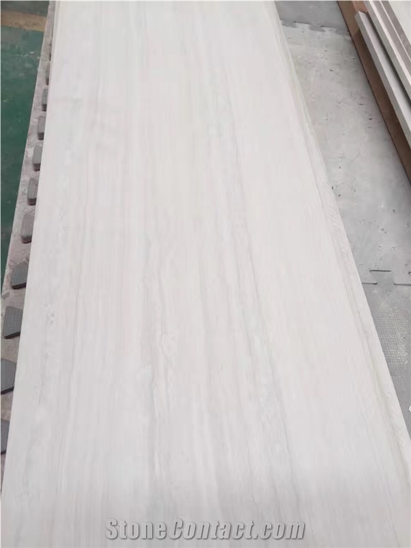 Wooden White Limestone 1cm Tiles