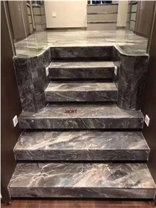 China Dark Brown Marble Flooring Tiles