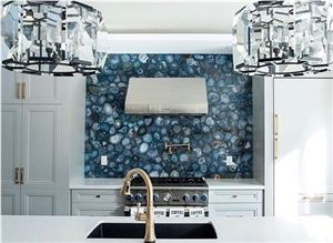 Furniture Gemstone Agate Kitchen Backsplash Tiles Wall