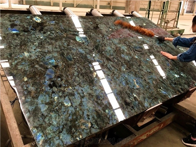 Labradorite Blue Granite Kitchen Top