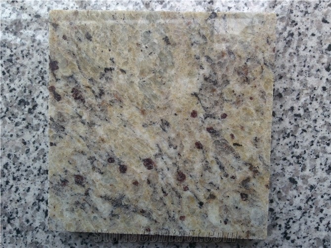 Giallo Venus Granite Polished Honed Tiles Slabs