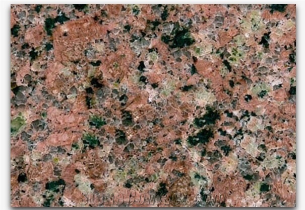 Shinny Red Granite Polished Tiles Slabs Wall
