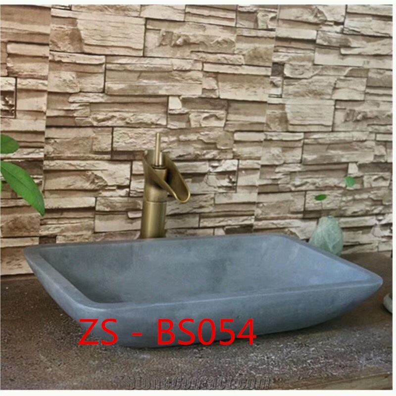 Zs - Bs054 Bathroom Kitchen Basalt Basin Sink