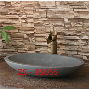 Zs - Bs055 Bathroom Kitchen Basalt Basin Sink