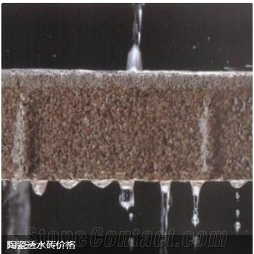 Water Permeable Ceramic Paver