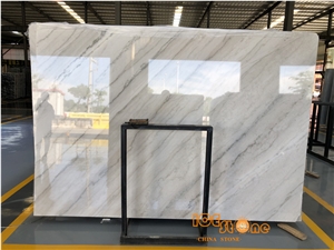 China Guangxi sunny white marble slabs tiles