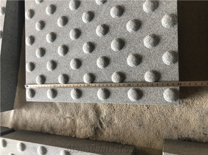 Black Basalt Blind Paving Stone Tactile