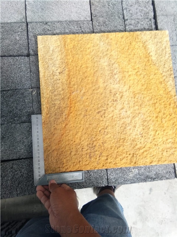 Gold Sandstone Indonesia Sandstone Tiles