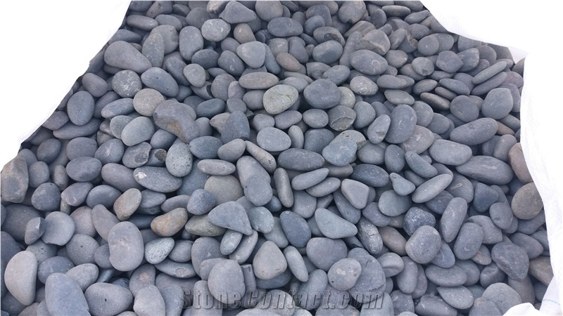 Grey Washed River Pebble Stone