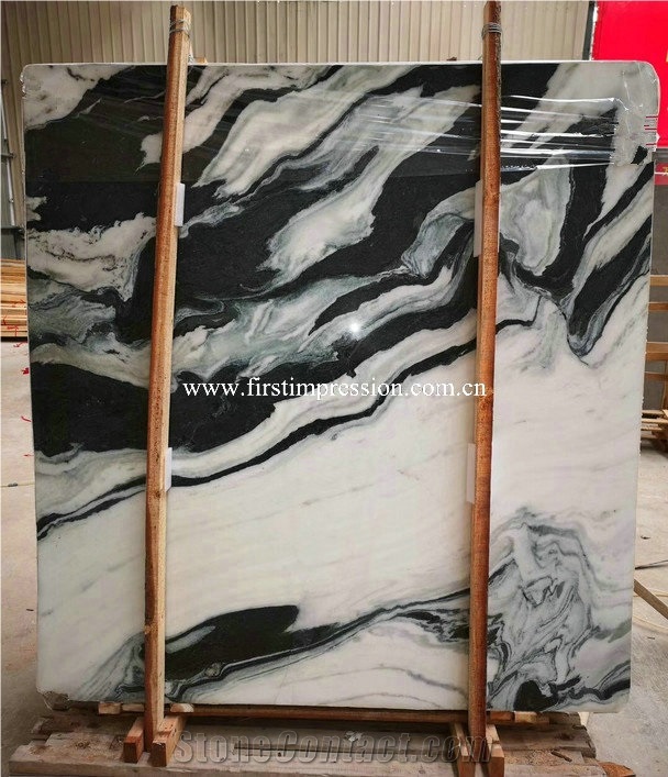 Panda White Marble Slabs,Tiles for Walling