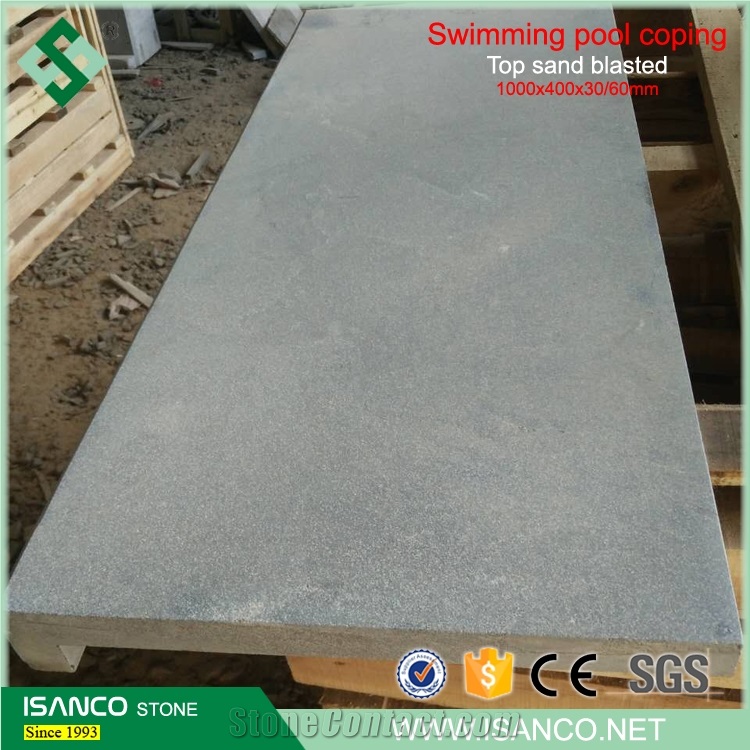 Blue Limestone Swimming Pool Coping