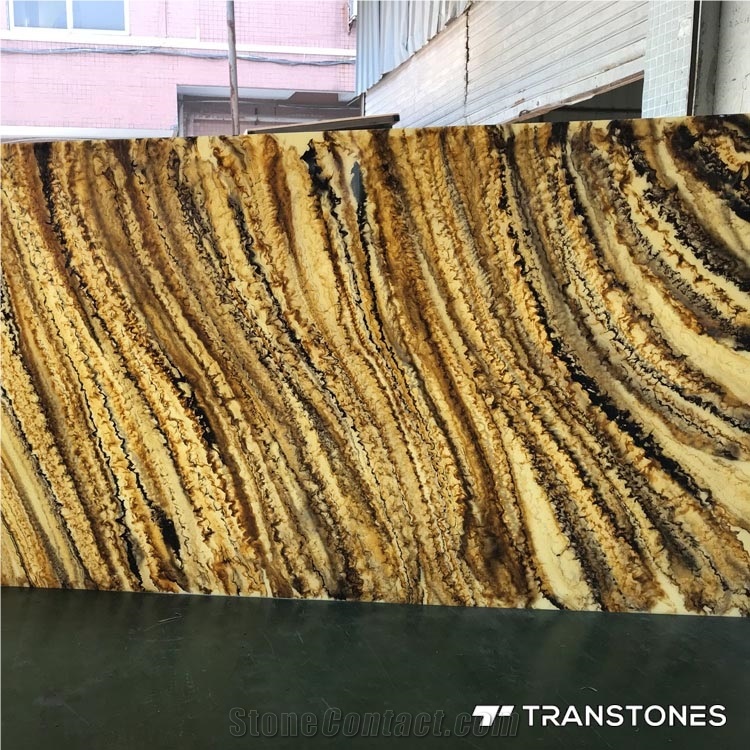 Artificial Pattern Alabaster Stone for Countertop