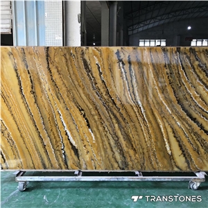 Artificial Pattern Alabaster Stone for Countertop