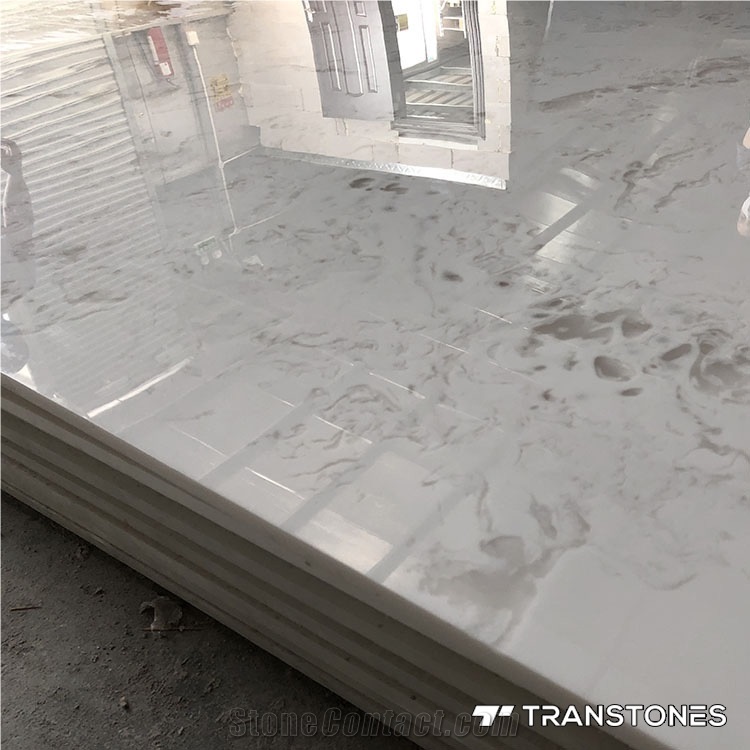 Artificial Translucent Gray Wall Panel Onyx Slab from China ...