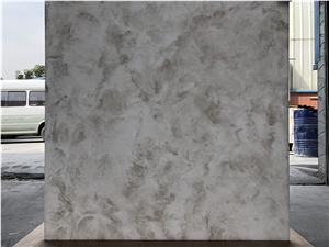 Artificial Translucent Stone Gray Panel Alabaster