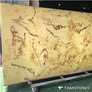 Artificial Transparency Stone Wall Slab Tiles