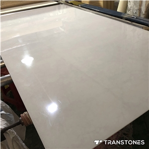 Cheap Artificial Transparent White Stone Panel